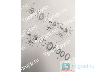 404-00098   (travel reduction) Doosan DX300LC  